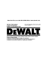 Preview for 2 page of DeWalt Contractor's Electric Wheeled Portable Air Compressor D55170 Instruction Manual