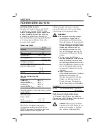 Preview for 12 page of DeWalt D21510 Original Instructions Manual