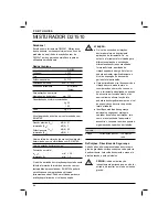 Preview for 66 page of DeWalt D21510 Original Instructions Manual