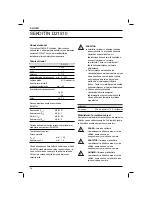 Preview for 74 page of DeWalt D21510 Original Instructions Manual