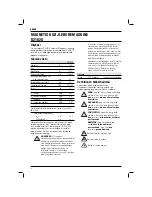 Preview for 6 page of DeWalt D21620 Original Instructions Manual