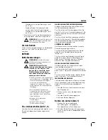 Preview for 21 page of DeWalt D21620 Original Instructions Manual