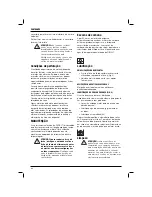 Preview for 90 page of DeWalt D21620 Original Instructions Manual