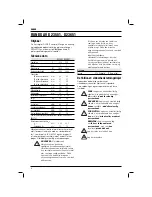 Preview for 10 page of DeWalt D23551 Original Instructions Manual