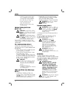 Preview for 30 page of DeWalt D23551 Original Instructions Manual