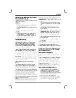 Preview for 39 page of DeWalt D23551 Original Instructions Manual