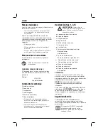 Preview for 48 page of DeWalt D23551 Original Instructions Manual