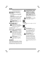 Preview for 88 page of DeWalt D23551 Original Instructions Manual