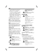 Preview for 98 page of DeWalt D23551 Original Instructions Manual