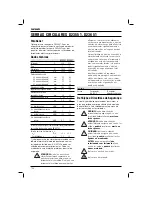 Preview for 102 page of DeWalt D23551 Original Instructions Manual