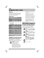 Preview for 124 page of DeWalt D23551 Original Instructions Manual