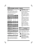 Preview for 146 page of DeWalt D23551 Original Instructions Manual