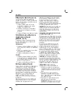 Preview for 154 page of DeWalt D23551 Original Instructions Manual