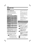 Предварительный просмотр 16 страницы DeWalt D23620 Instruction Manual