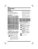 Предварительный просмотр 26 страницы DeWalt D23620 Instruction Manual