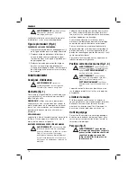 Preview for 20 page of DeWalt D25012 Original Instructions Manual