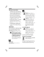 Preview for 92 page of DeWalt D25052 Original Instructions Manual