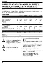 Предварительный просмотр 6 страницы DeWalt D25102 Instruction Manual