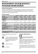 Предварительный просмотр 14 страницы DeWalt D25102 Instruction Manual