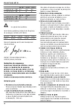 Предварительный просмотр 72 страницы DeWalt D25102 Instruction Manual