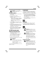 Предварительный просмотр 13 страницы DeWalt D25102K Instruction Manual