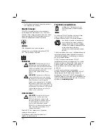 Preview for 110 page of DeWalt D25112(C) Original Instructions Manual