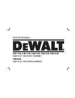 DeWalt D25113-XE Instruction Manual preview