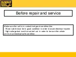 Предварительный просмотр 13 страницы DeWalt D25123K Service Manual