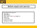 Preview for 15 page of DeWalt D25123K Service Manual