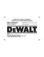 DeWalt D25124 Instruction Manual предпросмотр