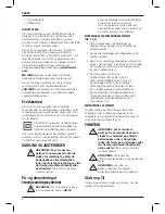 Preview for 8 page of DeWalt D25303DH Original Instructions Manual