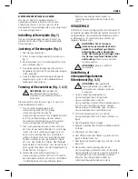 Preview for 9 page of DeWalt D25303DH Original Instructions Manual