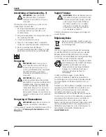 Preview for 10 page of DeWalt D25303DH Original Instructions Manual