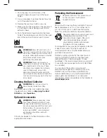 Preview for 21 page of DeWalt D25303DH Original Instructions Manual