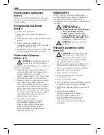 Preview for 60 page of DeWalt D25303DH Original Instructions Manual