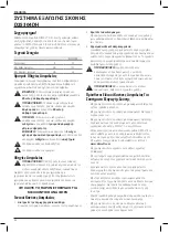 Предварительный просмотр 60 страницы DeWalt D25304DH Original Instructions Manual