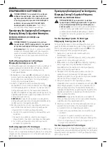 Предварительный просмотр 62 страницы DeWalt D25304DH Original Instructions Manual