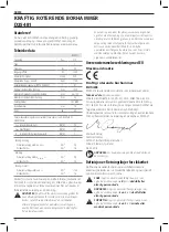 Предварительный просмотр 52 страницы DeWalt D25481 Original Instructions Manual