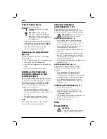 Preview for 12 page of DeWalt D25500 Original Instructions Manual