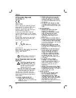 Preview for 110 page of DeWalt D25500 Original Instructions Manual