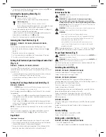 Preview for 23 page of DeWalt D25501 Original Instructions Manual