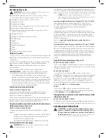 Preview for 42 page of DeWalt D25501 Original Instructions Manual