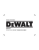 DeWalt D25601-XE Instruction Manual preview