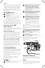 Предварительный просмотр 8 страницы DeWalt D25601 Instruction Manual