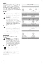 Предварительный просмотр 10 страницы DeWalt D25601 Instruction Manual