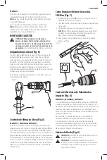 Предварительный просмотр 15 страницы DeWalt D25601 Instruction Manual