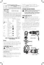 Предварительный просмотр 6 страницы DeWalt D25604 Instruction Manual