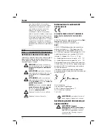 Предварительный просмотр 66 страницы DeWalt D25721 Original Instructions Manual