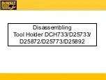 Предварительный просмотр 14 страницы DeWalt D25733 Service Training