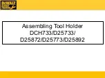 Предварительный просмотр 39 страницы DeWalt D25733 Service Training